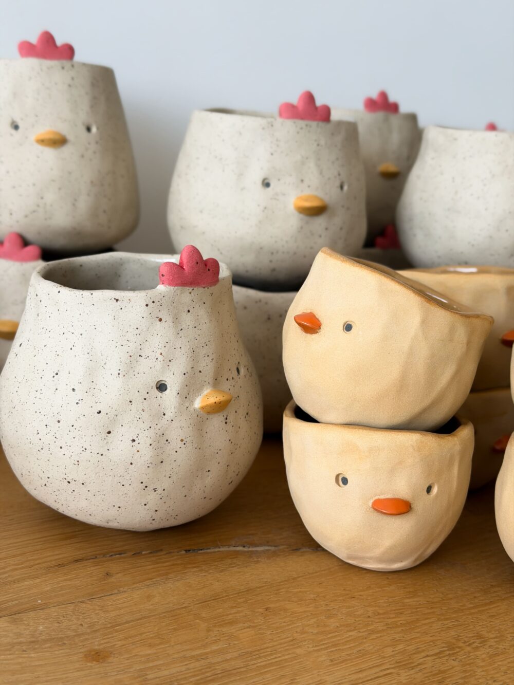 Précommande - Duo gobelet poule et tasse espresso poussin