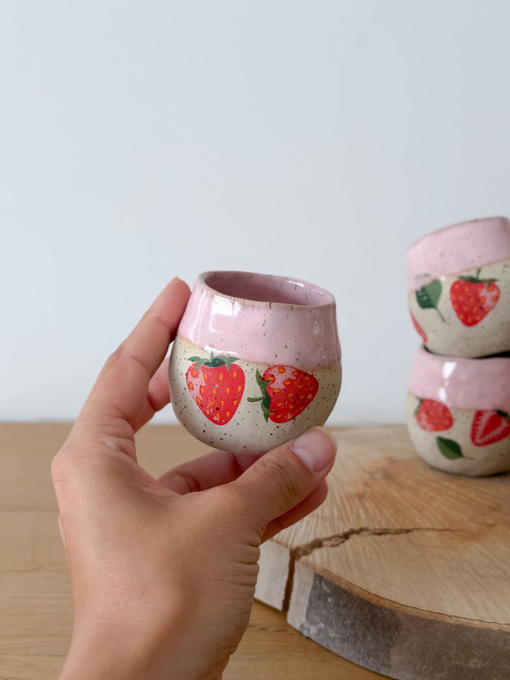 Tasse espresso - Collection Fraise