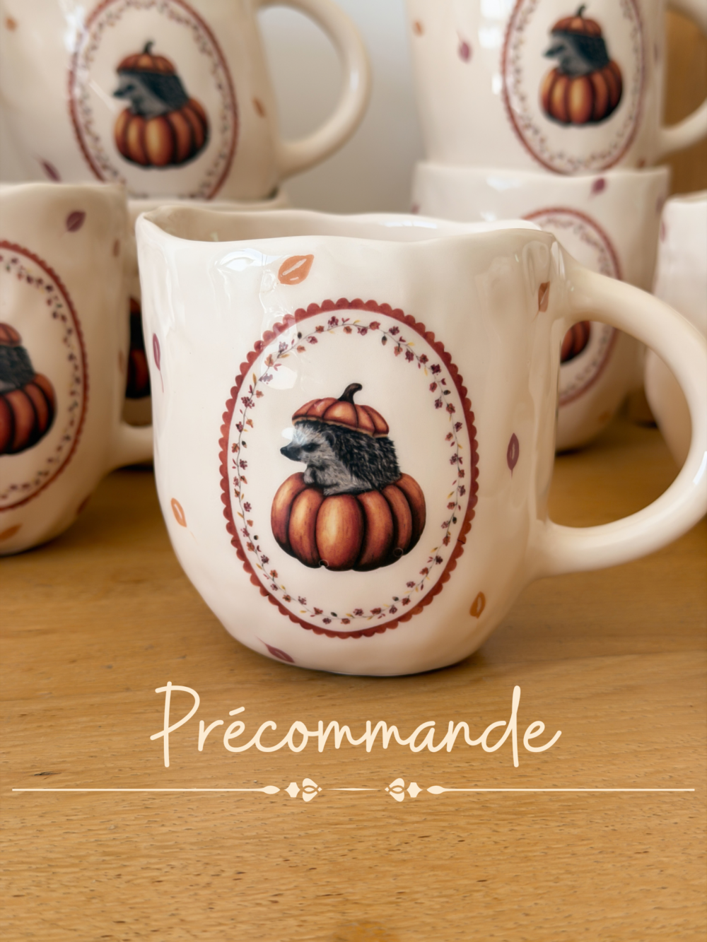 PRÉCOMMANDE - Tasse Hérisson d'automne